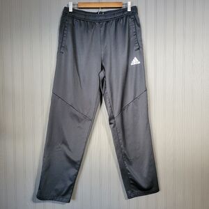 Adidas Track Pants Training Lounge Pockets Elastic Waist Black Men's Large